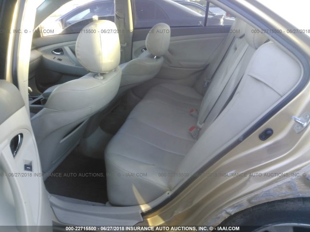 4T1BF3EK6BU171314 - 2011 TOYOTA CAMRY SE/LE/XLE ოქროსფერი ფოტო 8
