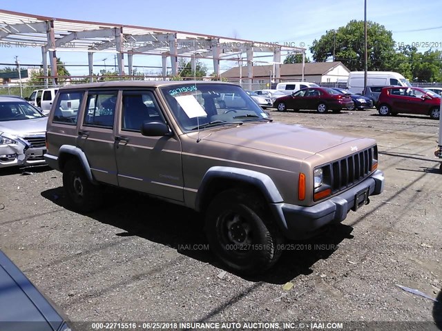 1J4FF28S7XL635004 - 1999 JEEP CHEROKEE SE TAN photo 1