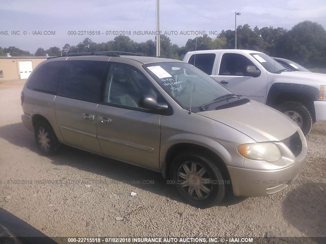 2C4GP54L05R384080 - 2005 CHRYSLER TOWN & COUNTRY TOURING GOLD photo 1