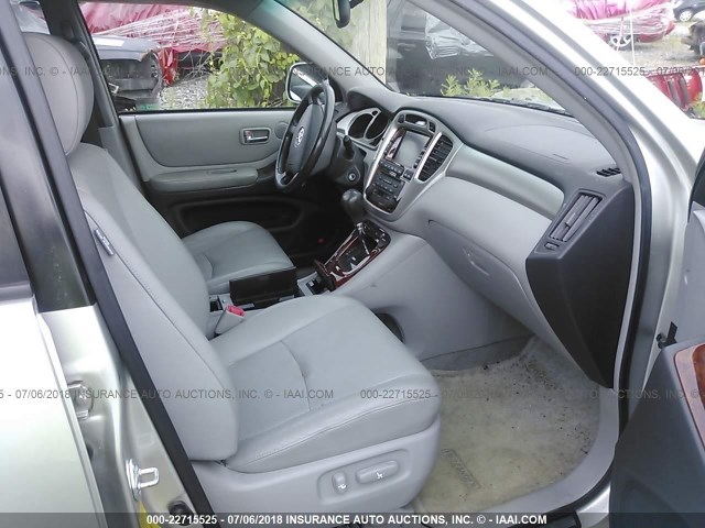 JTEEW21A460023020 - 2006 TOYOTA HIGHLANDER HYBRID GRAY photo 5