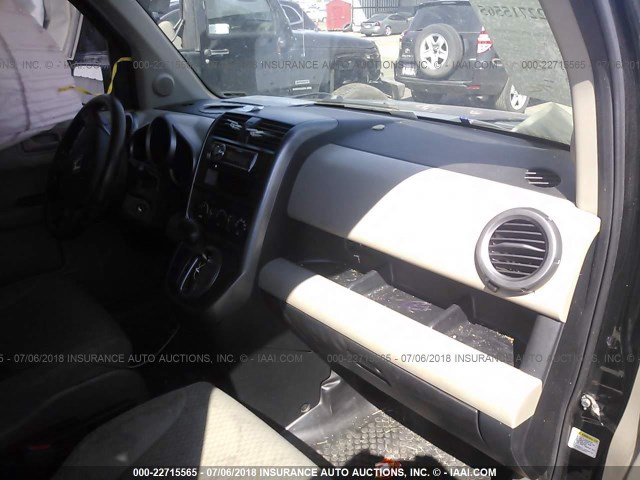 5J6YH28379L002694 - 2009 HONDA ELEMENT LX BLACK photo 5