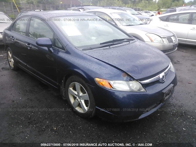 2HGFA16908H519139 - 2008 HONDA CIVIC EXL ლურჯი ფოტო 1
