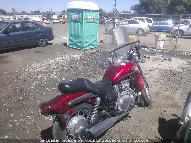 JKAENVC104A185198 - 2004 KAWASAKI EN500 C RED photo 4