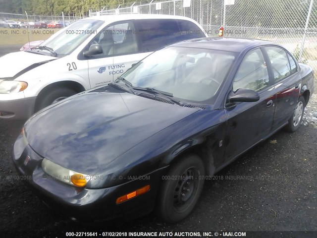 1G8ZH52831Z304740 - 2001 SATURN SL1 BLACK photo 2