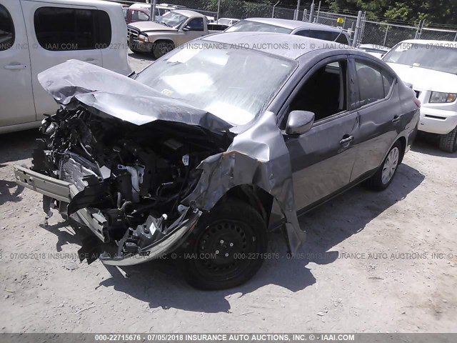 3N1CN7AP3HL849043 - 2017 NISSAN VERSA S/S PLUS/SV/SL GRAY photo 2