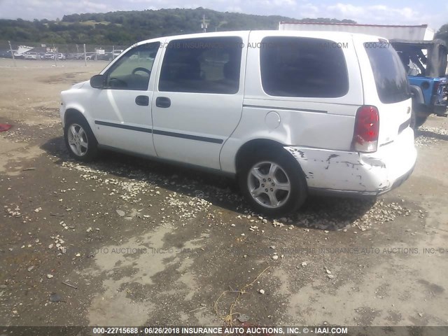 1GNDV23107D215410 - 2007 CHEVROLET UPLANDER LS თეთრი ფოტო 3