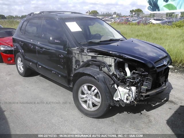 KM8JN12D48U855960 - 2008 HYUNDAI TUCSON SE/LIMITED BLACK photo 6