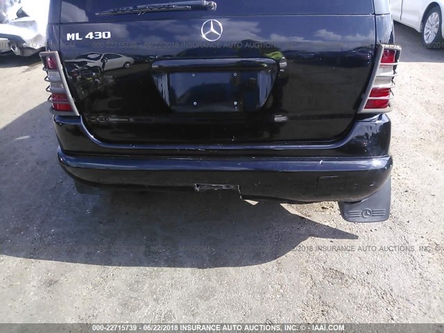 4JGAB72E2XA081714 - 1999 MERCEDES-BENZ ML 430 黑色 照片 6