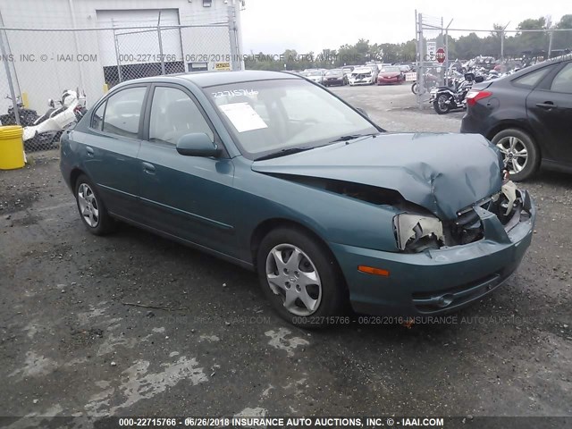 KMHDN46D76U244729 - 2006 HYUNDAI ELANTRA GLS/GT/LIMITED BLUE photo 1