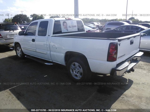 1GCEC19Z97Z201079 - 2007 CHEVROLET SILVERADO C1500 CLASSIC WHITE photo 3