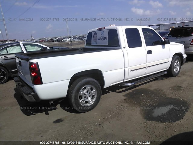 1GCEC19Z97Z201079 - 2007 CHEVROLET SILVERADO C1500 CLASSIC WHITE photo 4