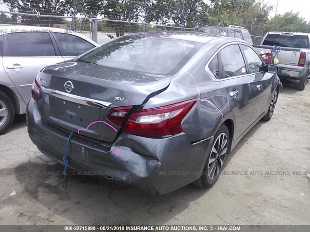 1N4AL3AP5JC176394 - 2018 NISSAN ALTIMA 2.5/S/SV/SL/SR GRAY photo 4