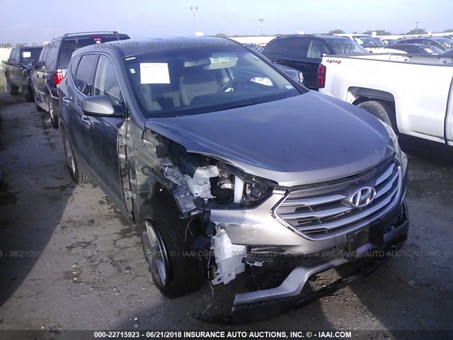 5NMZT3LB9JH092191 - 2018 HYUNDAI SANTA FE SPORT  GRAY photo 1