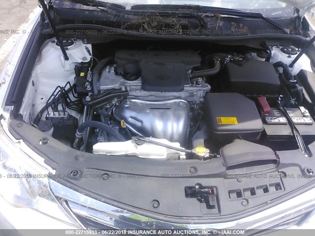 4T1BF1FK2EU431084 - 2014 TOYOTA CAMRY L/SE/LE/XLE 白色 照片 10