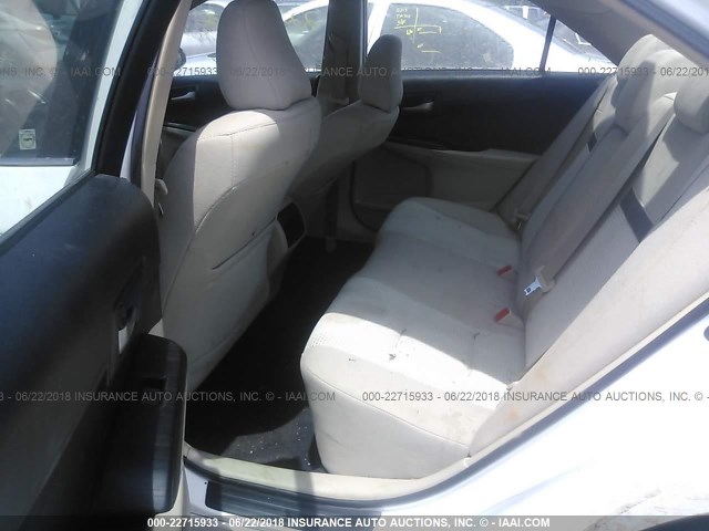 4T1BF1FK2EU431084 - 2014 TOYOTA CAMRY L/SE/LE/XLE 白色 照片 8