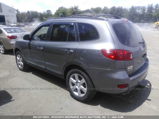 5NMSH13E69H294614 - 2009 HYUNDAI SANTA FE SE/LIMITED GRAY photo 3