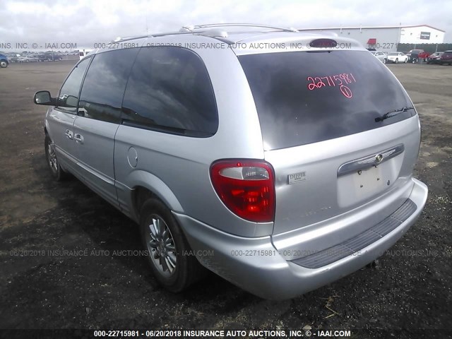 2C8GP64L33R132583 - 2003 CHRYSLER TOWN & COUNTRY LIMITED SILVER photo 3