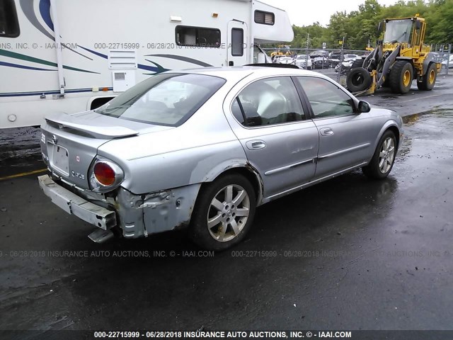 JN1DA31A33T430862 - 2003 NISSAN MAXIMA GLE/SE SILVER photo 4