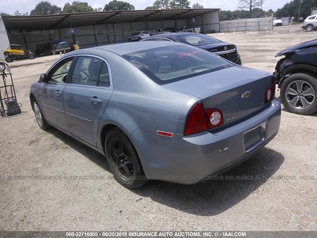 1G1ZG57B19F152668 - 2009 CHEVROLET MALIBU LS GREEN photo 3