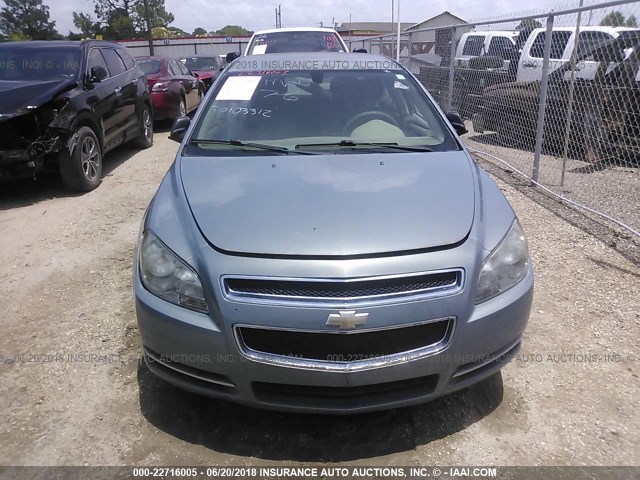 1G1ZG57B19F152668 - 2009 CHEVROLET MALIBU LS GREEN photo 6