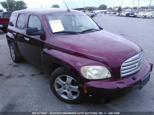 3GNDA13D76S508753 - 2006 CHEVROLET HHR LS MAROON photo 1