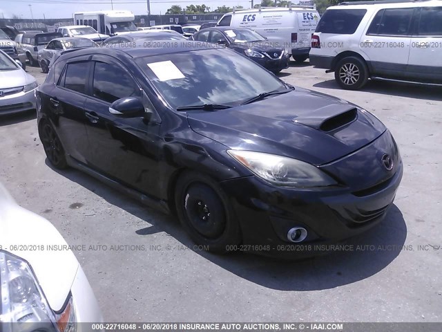 JM1BL1K46B1358481 - 2011 MAZDA SPEED 3 黑色 照片 1