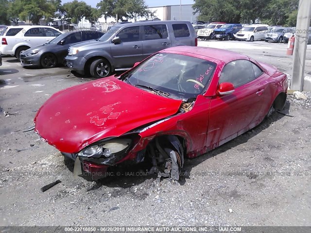 JTHFN48Y620028092 - 2002 LEXUS SC 430 RED photo 2