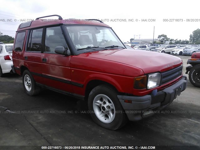 SALJY1242WA777665 - 1998 LAND ROVER DISCOVERY RED photo 1