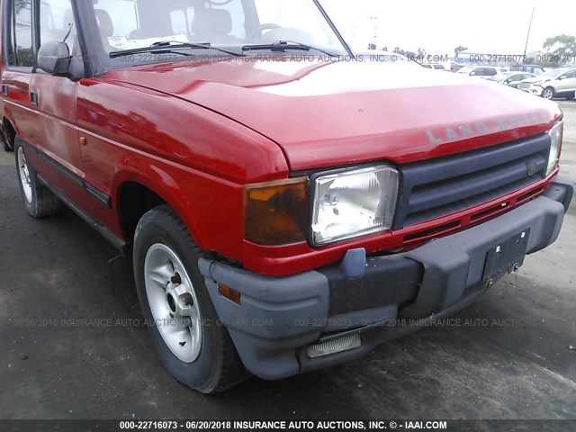 SALJY1242WA777665 - 1998 LAND ROVER DISCOVERY RED photo 6