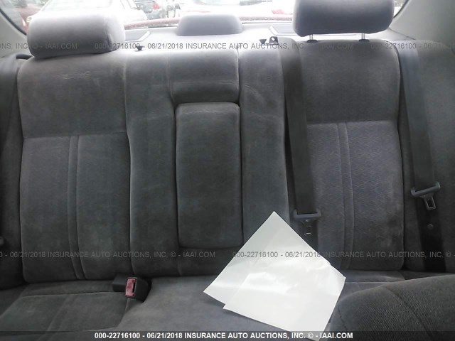 4T1BG22K5WU370162 - 1998 TOYOTA CAMRY CE/LE/XLE RED photo 8