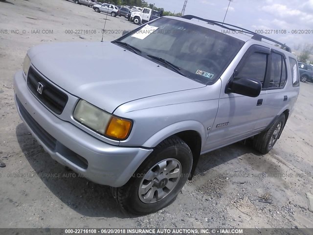 4S6CM58W0X4404056 - 1999 HONDA PASSPORT EX/LX 银色 照片 2