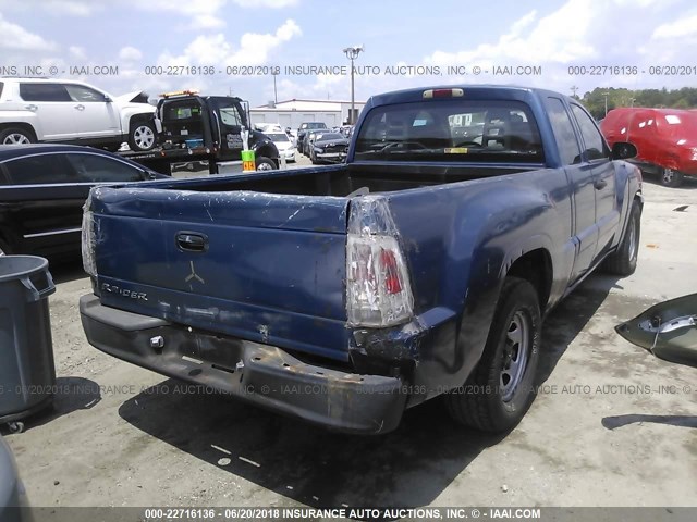 1Z7HC22K46S581783 - 2006 MITSUBISHI RAIDER LS BLUE photo 6