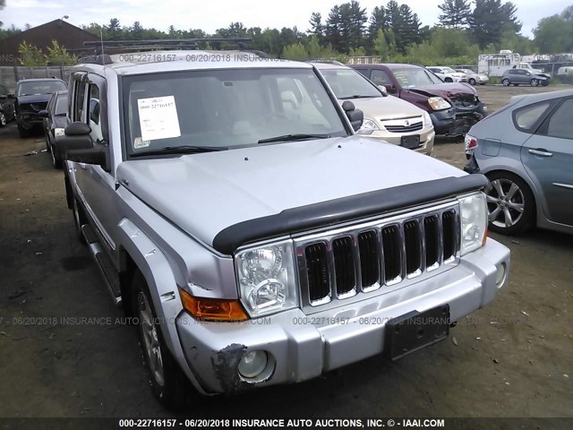 1J8HG58236C200226 - 2006 JEEP COMMANDER LIMITED SILVER photo 1