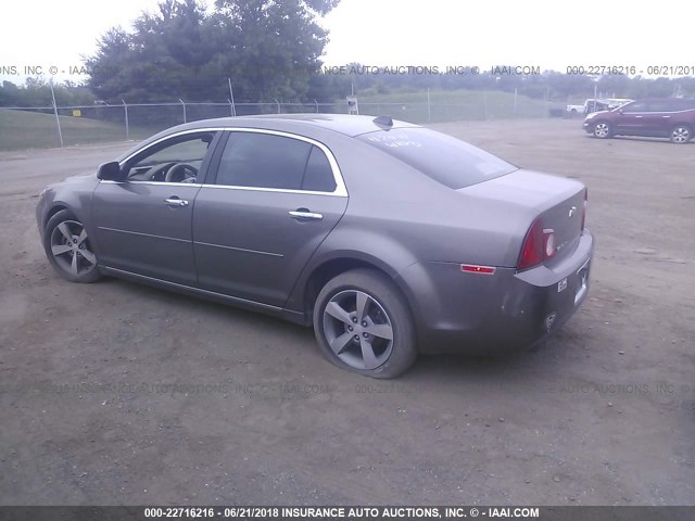 1G1ZC5E03CF155429 - 2012 CHEVROLET MALIBU 1LT ყავისფერი ფოტო 3