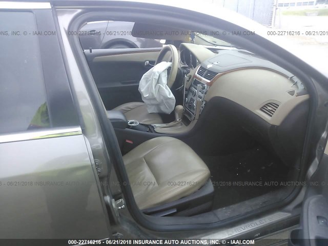 1G1ZC5E03CF155429 - 2012 CHEVROLET MALIBU 1LT ყავისფერი ფოტო 5