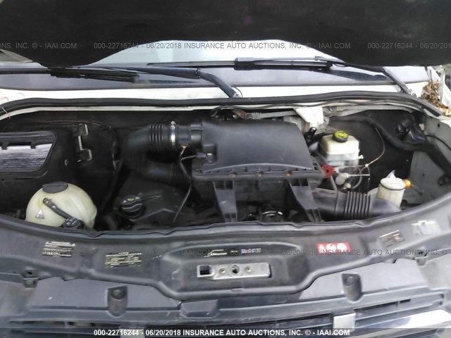 WDYPE8CC3B5509224 - 2011 FREIGHTLINER Sprinter 2500 WHITE photo 10