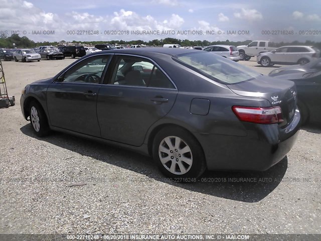 JTNBE46K273027912 - 2007 TOYOTA CAMRY NEW GENERAT CE/LE/XLE/SE GRAY photo 3