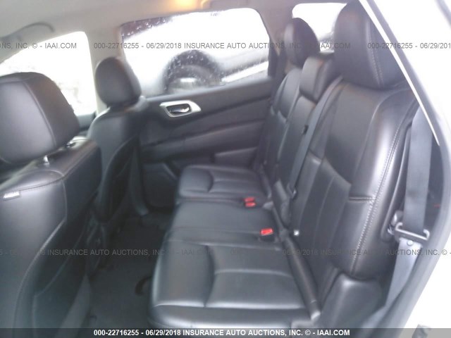 5N1DR2MN0HC624699 - 2017 NISSAN PATHFINDER S/SV/SL/PLATINUM 银色 照片 8