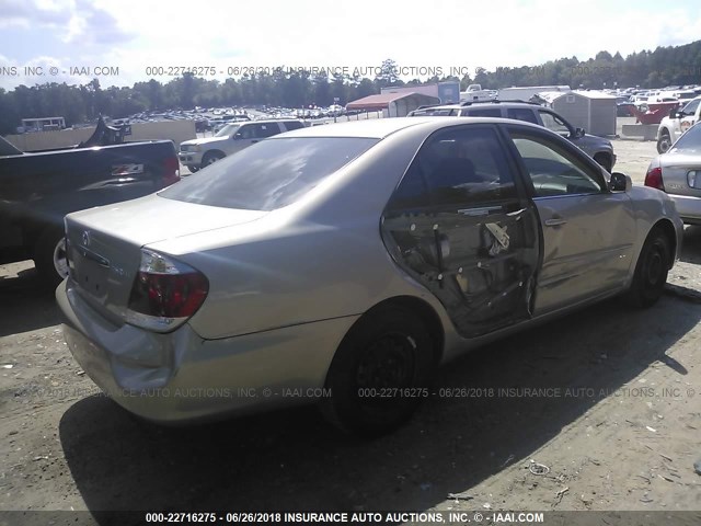 4T1BE32K86U116148 - 2006 TOYOTA CAMRY LE/XLE/SE 金色 照片 4