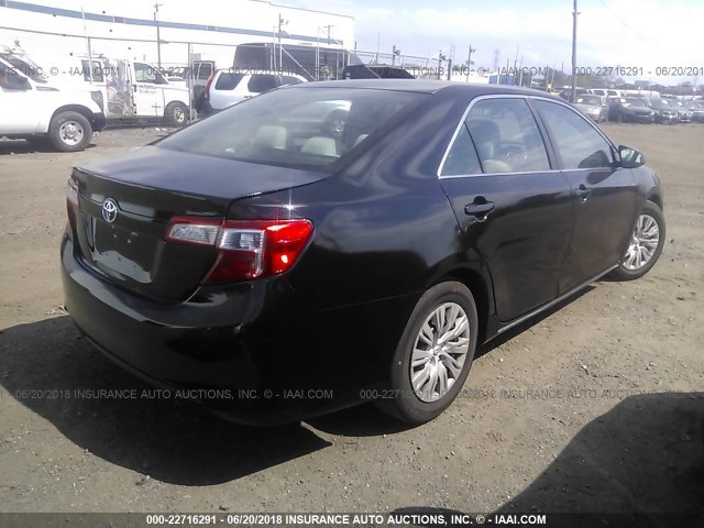 4T1BD1FK9EU097500 - 2014 TOYOTA CAMRY HYBRID/LE/XLE 黑色 照片 4