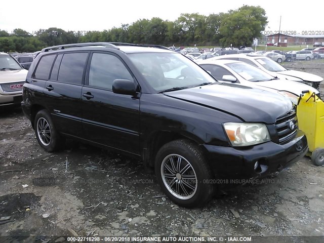 JTEDP21A670141984 - 2007 TOYOTA HIGHLANDER SPORT/LIMITED BLACK photo 1