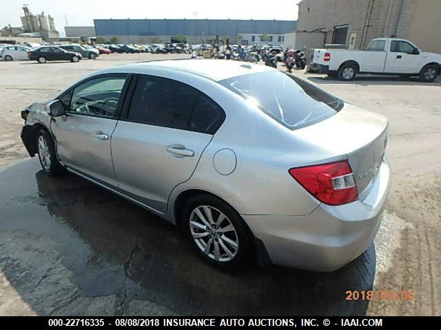 19XFB2F90CE335728 - 2012 HONDA CIVIC EXL 银色 照片 3
