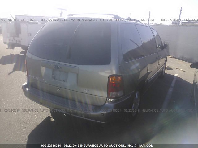 2FMDA52472BB42306 - 2002 FORD WINDSTAR SE TAN photo 4