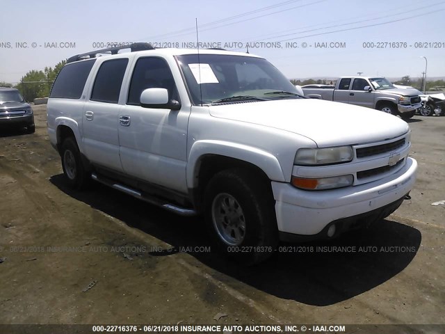 3GNFK16Z62G166707 - 2002 CHEVROLET SUBURBAN K1500 WHITE photo 1