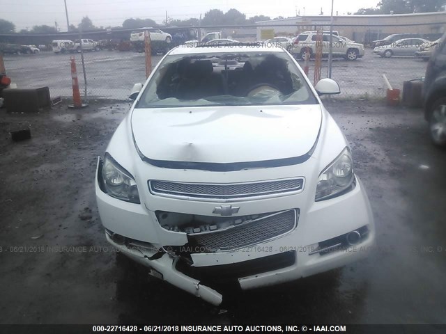 1G1ZK57B294192123 - 2009 CHEVROLET MALIBU LTZ WHITE photo 6