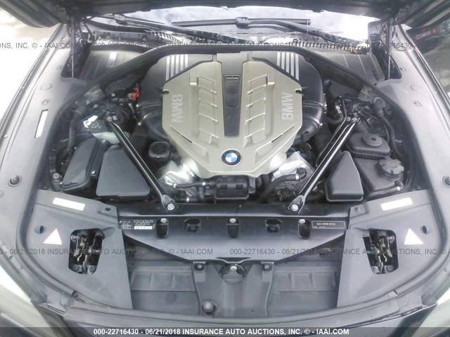 WBAKA835X9CY33342 - 2009 BMW 750 I BLACK photo 10
