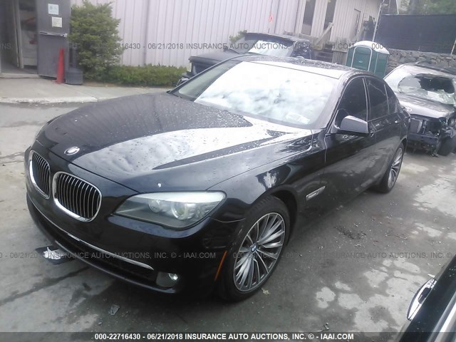 WBAKA835X9CY33342 - 2009 BMW 750 I BLACK photo 2