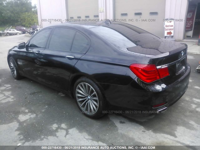 WBAKA835X9CY33342 - 2009 BMW 750 I BLACK photo 3