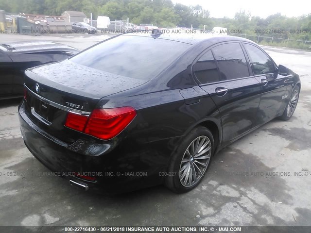 WBAKA835X9CY33342 - 2009 BMW 750 I BLACK photo 4