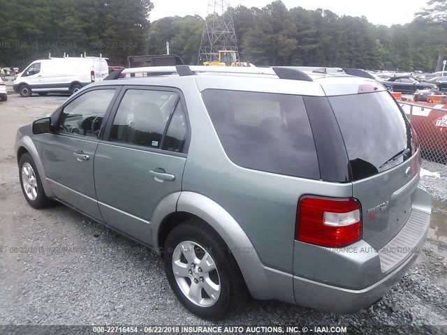 1FMDK05177GA25889 - 2007 FORD FREESTYLE SEL GREEN photo 3